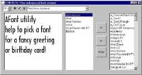 Font Viewer utility 11 screenshot. Click to enlarge!