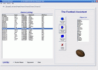 Football Roster Organizer 1.2 screenshot. Click to enlarge!