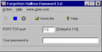 Forgotten Mailbox Password 2.0 screenshot. Click to enlarge!