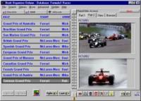 Formula1 Organizer Deluxe 4.0 screenshot. Click to enlarge!