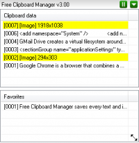 Free Clipboard Manager 4.01 screenshot. Click to enlarge!