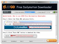 Free Dailymotion Downloader 1.9.3 screenshot. Click to enlarge!