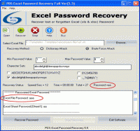 Free MS Excel Password Recovery 5.5 screenshot. Click to enlarge!