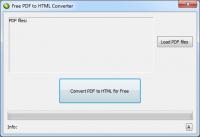 Free PDF to HTML Converter 3.0 screenshot. Click to enlarge!
