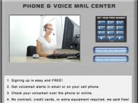 Free Phone Number With Voice Mail Center 2.0 screenshot. Click to enlarge!