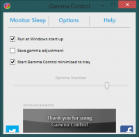 Gamma Control 4.1.1.1 screenshot. Click to enlarge!
