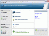 Genie Backup Manager Pro 9.0.567.891 screenshot. Click to enlarge!