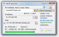 Get IP and Host 1.6.3 screenshot. Click to enlarge!