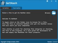 GetHash 2.0.0.6 screenshot. Click to enlarge!