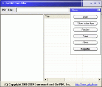GetPDF Form Filler 3.02 screenshot. Click to enlarge!