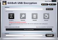 GiliSoft USB Encryption 6.0.0 screenshot. Click to enlarge!