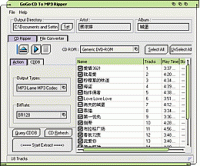 GoGo CD To MP3 Ripper 1.3.6.7 screenshot. Click to enlarge!