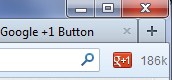Google +1 Button for Firefox 1.1.0.9 screenshot. Click to enlarge!