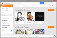 Google Music 0.1.1 screenshot. Click to enlarge!