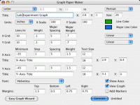 Graph Paper Maker 2.3.0 screenshot. Click to enlarge!