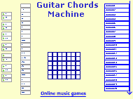 Guitar chords machine 1 screenshot. Click to enlarge!