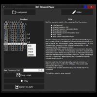 HBX Binaural Player 1.16.2 screenshot. Click to enlarge!
