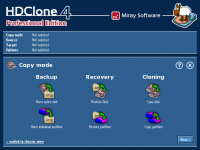 HDClone Free Edition 6.0.5 screenshot. Click to enlarge!