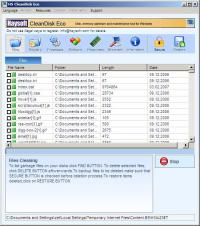 HS CleanDisk Eco 5.73.2 screenshot. Click to enlarge!