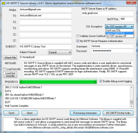 HS SMTP 2.0.8 screenshot. Click to enlarge!