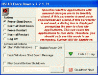 HSLAB Force Down Lite 2.7.5.2 screenshot. Click to enlarge!