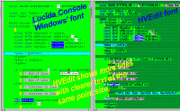 HVEdit - TrueType Text Editor Font 1.0 screenshot. Click to enlarge!