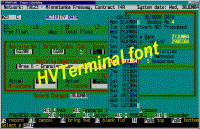 HVTerminal TrueType Terminal Font 1.0 screenshot. Click to enlarge!