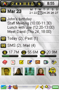 Handy Day 2005 Pro for Sony Ericsson 1.51 screenshot. Click to enlarge!