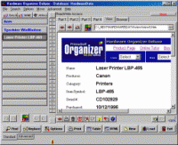 Hardware Organizer Deluxe 3.71 screenshot. Click to enlarge!
