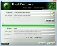 HashCompare 2.0 screenshot. Click to enlarge!