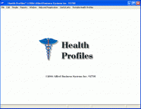 Health Profiles 3.04 screenshot. Click to enlarge!