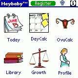 Heybaby (For PalmOS) 2.51 screenshot. Click to enlarge!