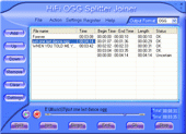 HiFi OGG Splitter Joiner  for to mp4 4.39 screenshot. Click to enlarge!