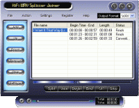 HiFi WAV Splitter Joiner 3.00.07 screenshot. Click to enlarge!
