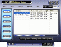 HiFi WMA Splitter Joiner 3.00.07 screenshot. Click to enlarge!
