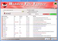 Hidden File Finder 6.0 screenshot. Click to enlarge!