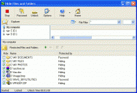 Hide Files & Folders 3.59 screenshot. Click to enlarge!
