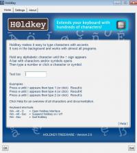 Holdkey 2.1 screenshot. Click to enlarge!