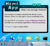HtmlApp Studio HA-2.00.0 screenshot. Click to enlarge!
