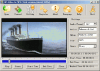 IBN Video to MP3 2.0.5 screenshot. Click to enlarge!