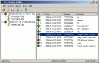 ICQ Monitor Sniffer 3.2 screenshot. Click to enlarge!
