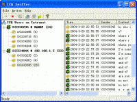 ICQ Sniffer 1.2 screenshot. Click to enlarge!