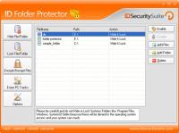 ID Folder Protector 1.2 screenshot. Click to enlarge!