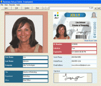 IDFlow ID Badge Software 4.3 screenshot. Click to enlarge!