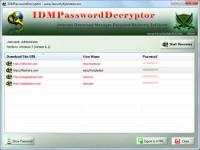 IDM Password Decryptor Portable 2.0 screenshot. Click to enlarge!