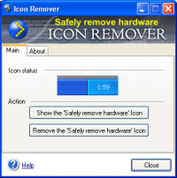 Icon Remover 1.4 screenshot. Click to enlarge!