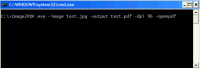 Image to PDF Command Line Tool 2.62 screenshot. Click to enlarge!
