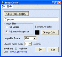 ImageCycler 2.0 screenshot. Click to enlarge!
