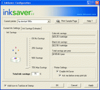 InkSaver 2.0 screenshot. Click to enlarge!