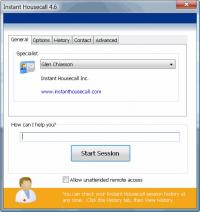 Instant Housecall Remote Support 6.0 screenshot. Click to enlarge!